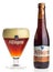 Bottle and glass of Belgian Affligem Double beer