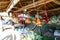 Bottle gourds selling at local vegetable shop at Mae Sa Long mountain in Chiang rai, Thailand