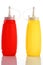 bottle ketchup and mustard