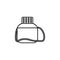 bottle, kids plastic bottle,  icon. Element of kitchen utensils icon for mobile concept and web apps. Detailed bottle, kids