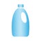 Bottle laundry product icon. Plastic bottle of detergent. Vector mockup for web design isolated on white background