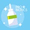 Bottle medicines probiotics icon