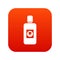 Bottle of mouthwash icon digital red