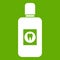 Bottle of mouthwash icon green