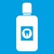 Bottle of mouthwash icon white