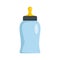 Bottle nipple icon, flat style