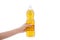 Bottle of oil Isolate on background