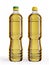 Bottle oil. Plastic bottle isolated. 3d render illustration