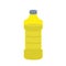 Bottle of oil sunflower on white background. cooking oil food. V