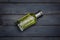 Bottle package of grey BOSS Bottled fragrance for men by Hugo Boss