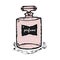 A bottle of perfume for girls, women. Fashion and beauty, trend, aroma.