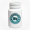 Bottle of pills with magnesium Mg