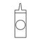 Bottle sauce isolated icon