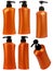 Bottle shampoo orange