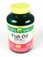 Bottle of Spring Valley Fish Oil Supplements