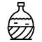 Bottle storage icon, outline style