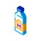 Bottle of store milk isometric icon vector illustration