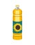 Bottle of sunflower vegetable oil