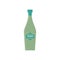 Bottle of vermouth, great design for any purposes. Flat style. Color form. Party drink concept. Simple image shape