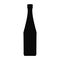 Bottle vine vector icon black color