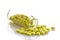 Bottle of yellow valerian extract pills