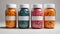 Bottled Healing Assorted Colored Pills