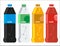 Bottled soda drink in various flavors