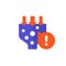 Bottleneck icon, flat vector design