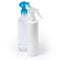 Bottles of antiseptics with spray attachments on a white background