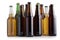 Bottles of beer of different varieties