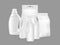 Bottles of detergents for washing. Blank plastic bottle for laundry detergent. Vector bottle for your design. Realistic