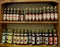 Bottles Of Guayabita Liquor On Shelf In Rio Del Pinar f In VInales Cuba