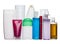 Bottles of health and beauty produc