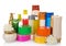 Bottles of health and beauty products care