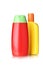 Bottles with hygienic products