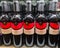 Bottles with Italian red semi-dry wine san marco were put up for sale in the Metro AG hypermarket on January 20, 2020 in Russia,