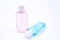 Bottles of lotion containing microplastics - Series 4