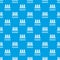 Bottles milk pattern vector seamless blue