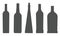 Bottles silhouette