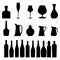 Bottles silhouettes