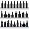 Bottles silhouettes collection