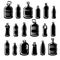 Bottles water set. Vector