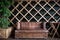 Bottles of wine in a wine cellar. Old brown vintage sofa