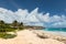 Bottom beach in Barbados island
