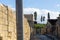 Bottom collector, street in the ancient city in Herculaneum Archaeological Park, Naples, Italy.