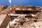 Bottom view of Gu Pu\'er Temple in precipice