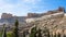 Bottom view of Kerak Castle in Jordan
