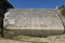 Bottom view of the Lesu Ursului dam, in Bihor county, Romania.