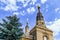 Bottom view of the main building of the Cathedral in Mykolaiv, Ukraine