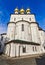 Bottom view of the wall of Feodorovsky cathedral Cathedral of the Icon of Our Lady Feodorovskaya.